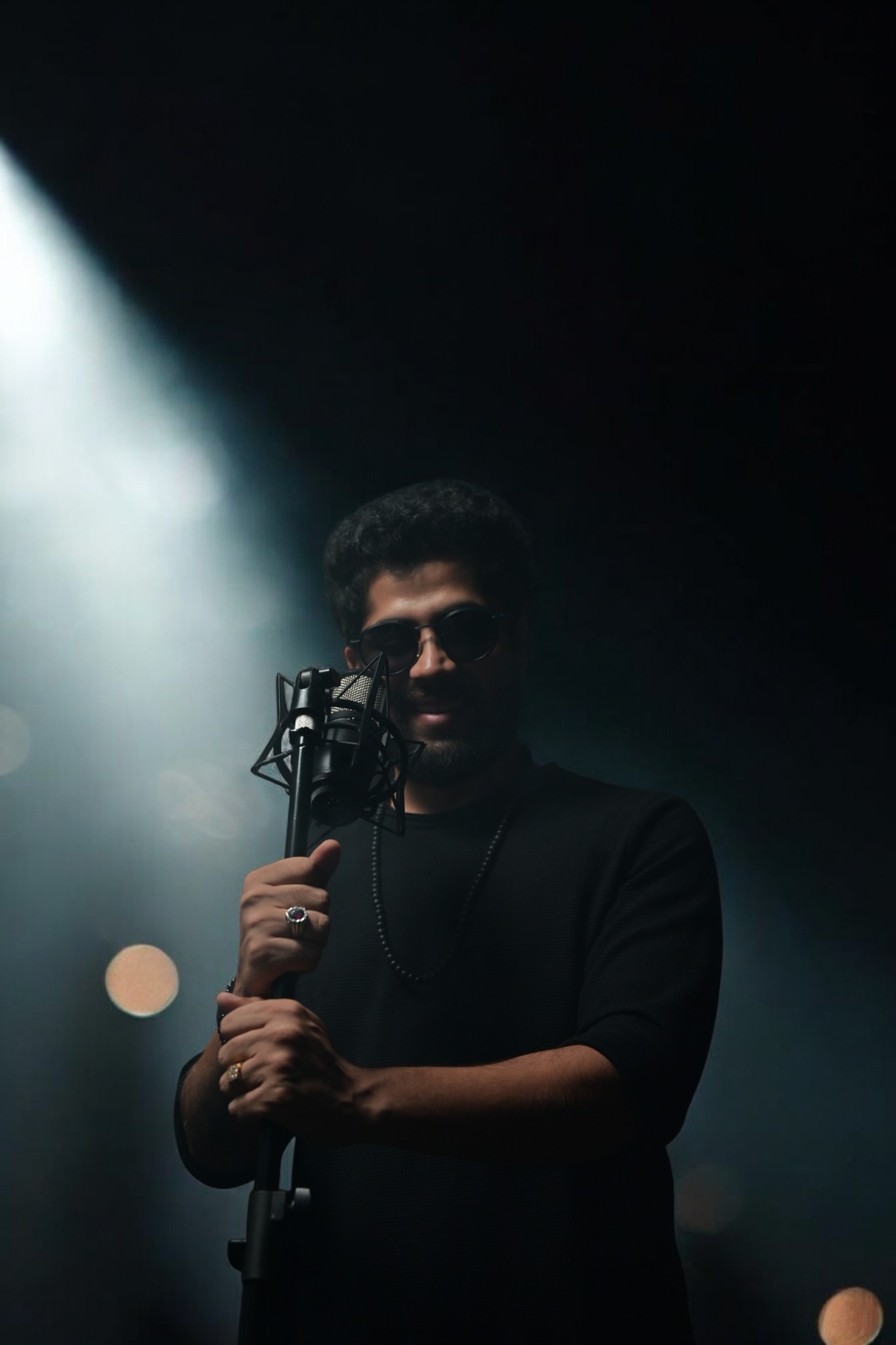 AJ at a music festival